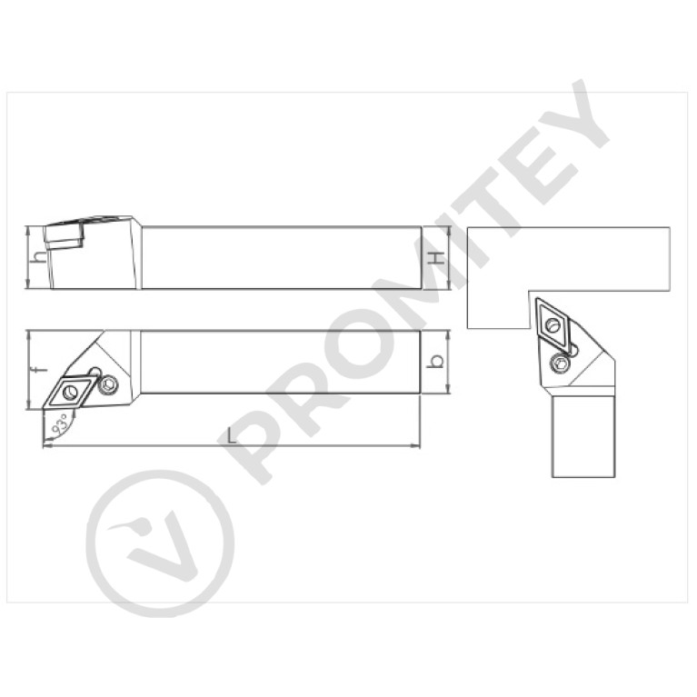 Державка наружная PDJNR 2525 M15-JT