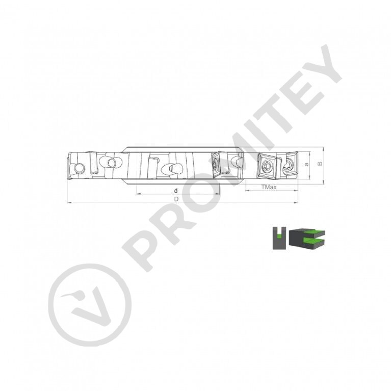 Корпус фрезы BSDF CC06 D125x8 d40 Z14 T32.5