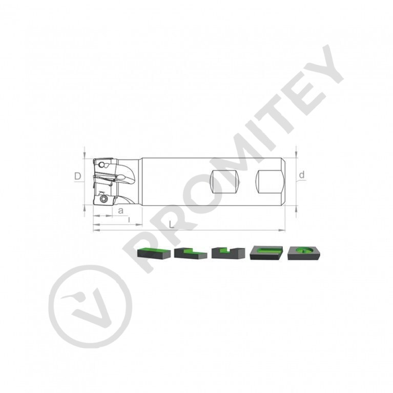 Корпус фрезы ST90 AP10 D16 W16 L150 Z02