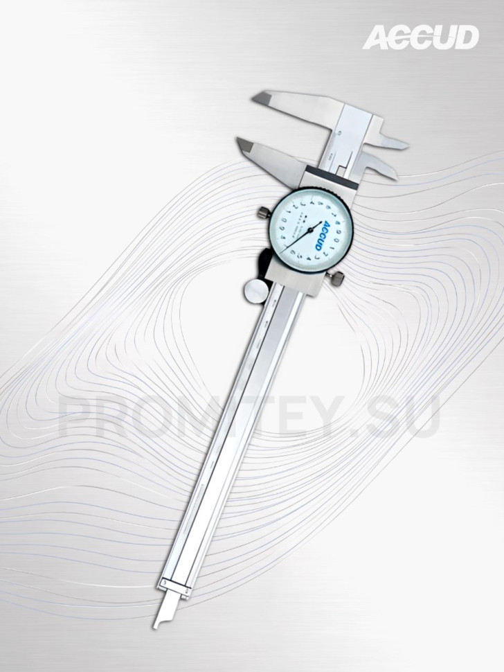 Циферблатный штангенциркуль 0-300mm ACCUD, 101-012-11, 0.01 мм