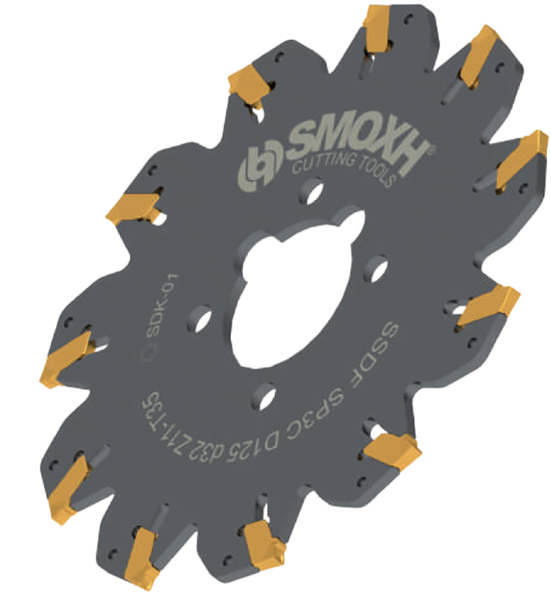 Фреза дисковая SSDF SP3C D80 d22 Z07-T17 SMOXH