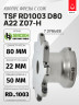Фреза торцевая TSF RD1003 D80 A22 Z07-H SMOXH