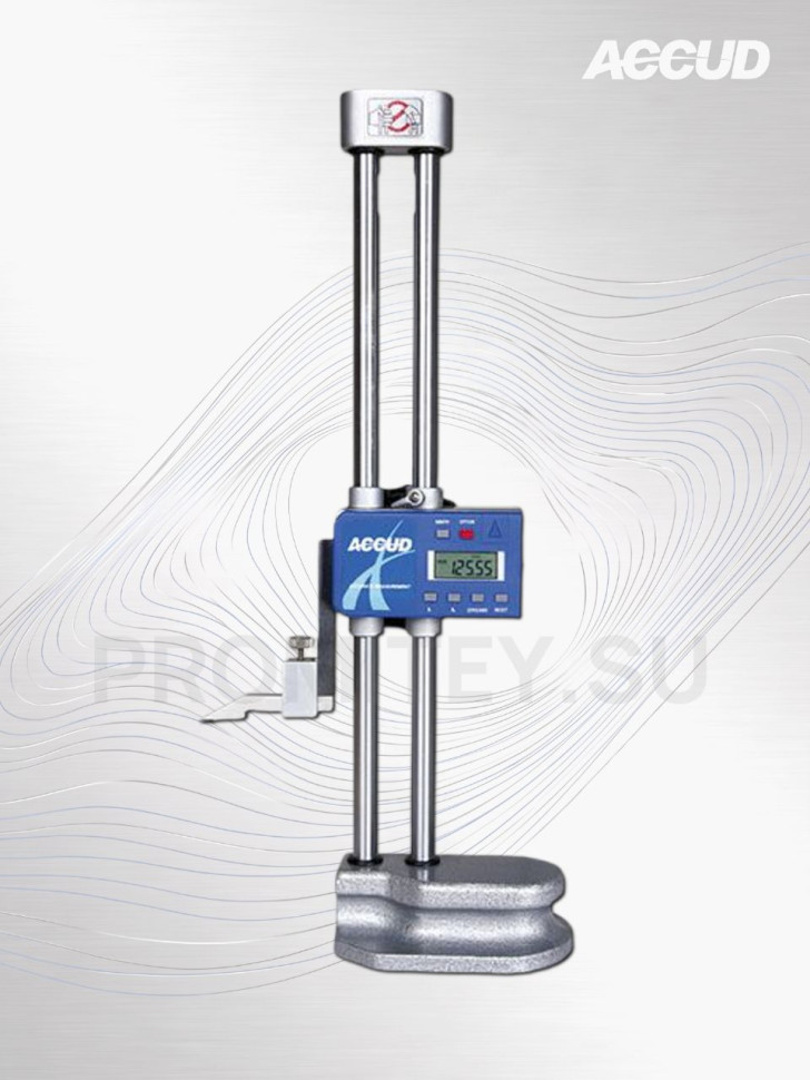 Высотомер цифровой 0-300mm/0-12" ACCUD 182-012-11