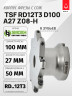 Фреза TSF RD1003 D100 A27 Z08-H SMOXH