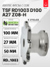 Фреза TSF RD12T3 D100 A27 Z08-H SMOXH