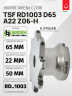 Фреза TSF RD1003 D65 A22 Z06-H SMOXH