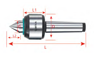 Центр вращающийся GJ-MT3-A