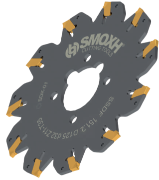 Фреза дисковая SSDF 151.2 3C D80 d22 Z07-T17 SMOXH